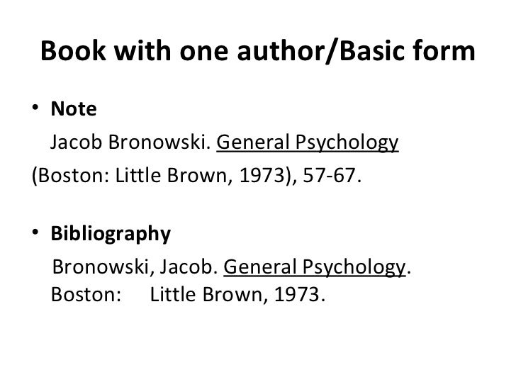 how to write bibliography for project types of bibliography